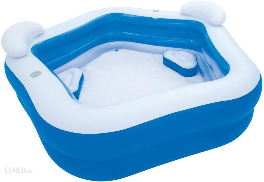 Basen dla rodziny Bestway Fun 54153 o wymiarach 213x207x69 cm