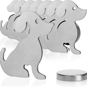 COM-FOUR® 8x obciążniki do obrusów ze stali nierdzewnej z magnetycznym klipsem - ok. 50 g