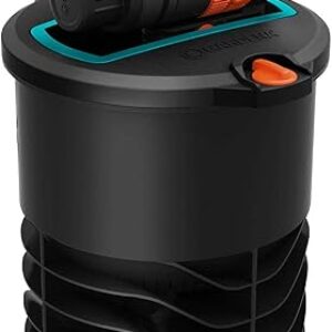 Gardena OS 140: Wynurzalny zraszacz wahadłowy do powierzchni kwadratowych i prostokątnych do 140 m², montaż na poziomie gruntu (8223-20)