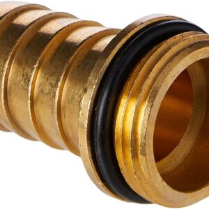 Gardena tulejka mosiężna: mosiężne złącze do zaworów stopowych i pośrednich, kompatybilne z wężami 19 mm (3/4”) (7250-20)