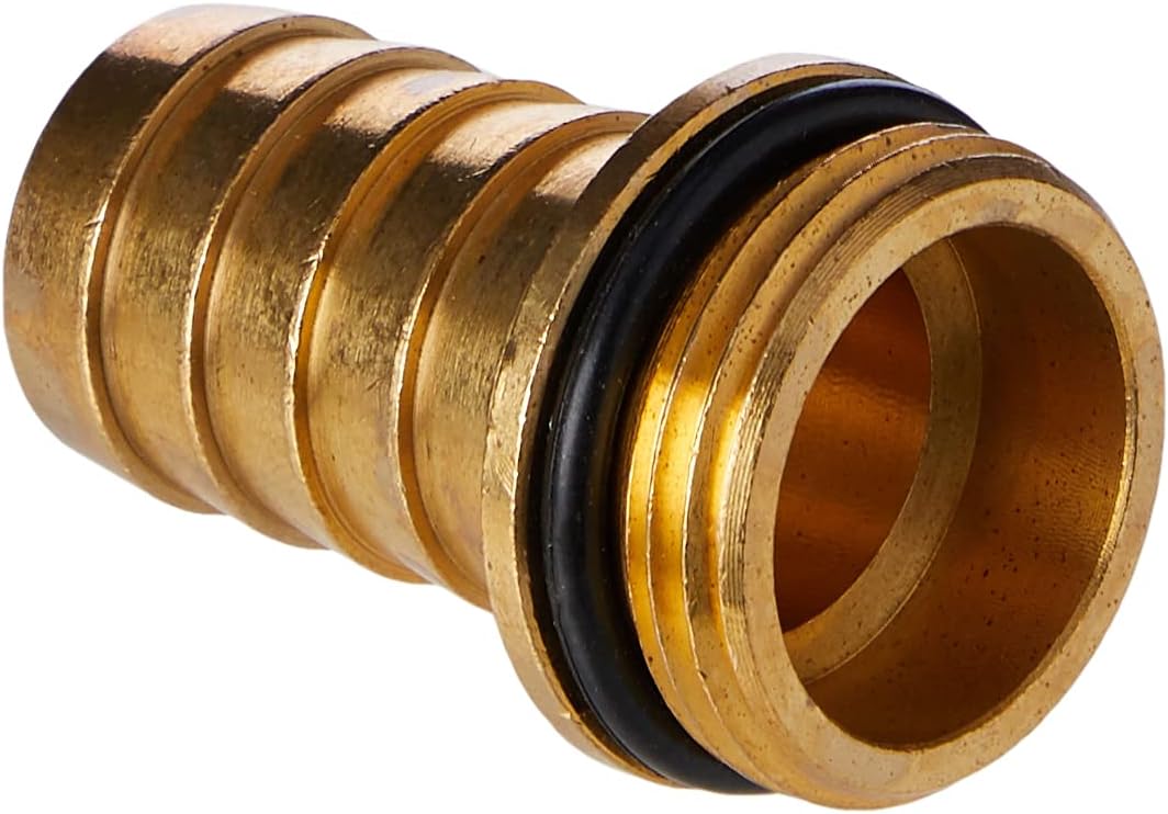 Gardena tulejka mosiężna: mosiężne złącze do zaworów stopowych i pośrednich, kompatybilne z wężami 19 mm (3/4”) (7250-20)