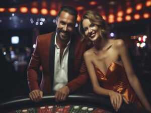 Laptop z otwartym sklepem internetowym i opisem produktu na ekranie